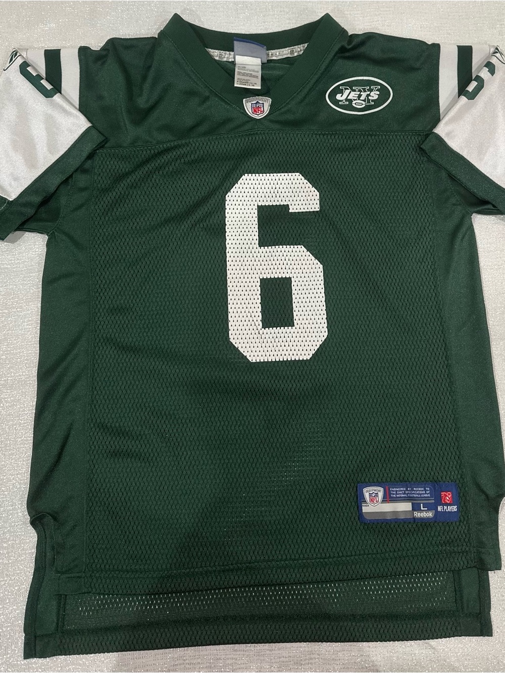 Reebok Men's Dark Green & White NFL #6